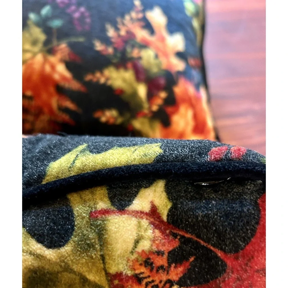 Cynthia Rowley 100% Cotton Fall Leaves Pillows 27